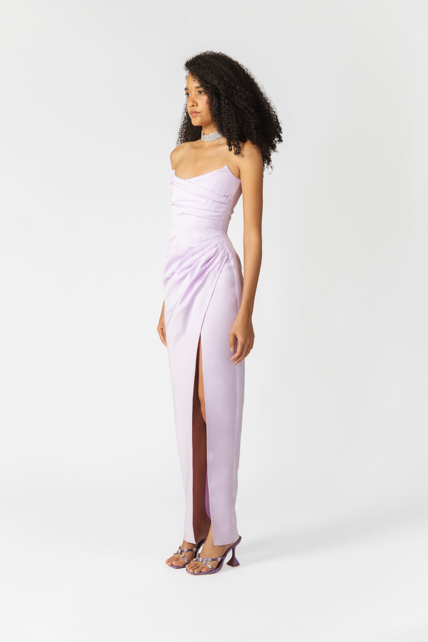 Pale lavender dress best sale