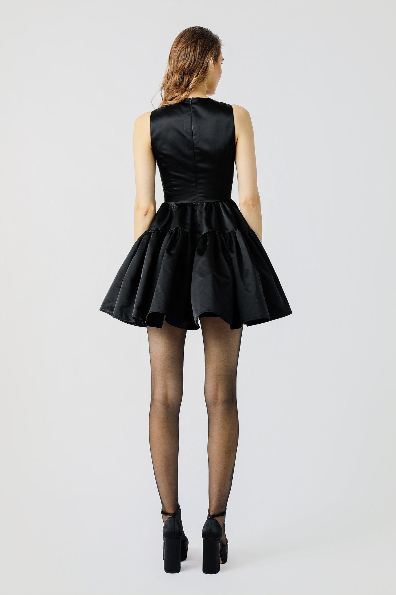 Emilie Bow-topped Mini Dress