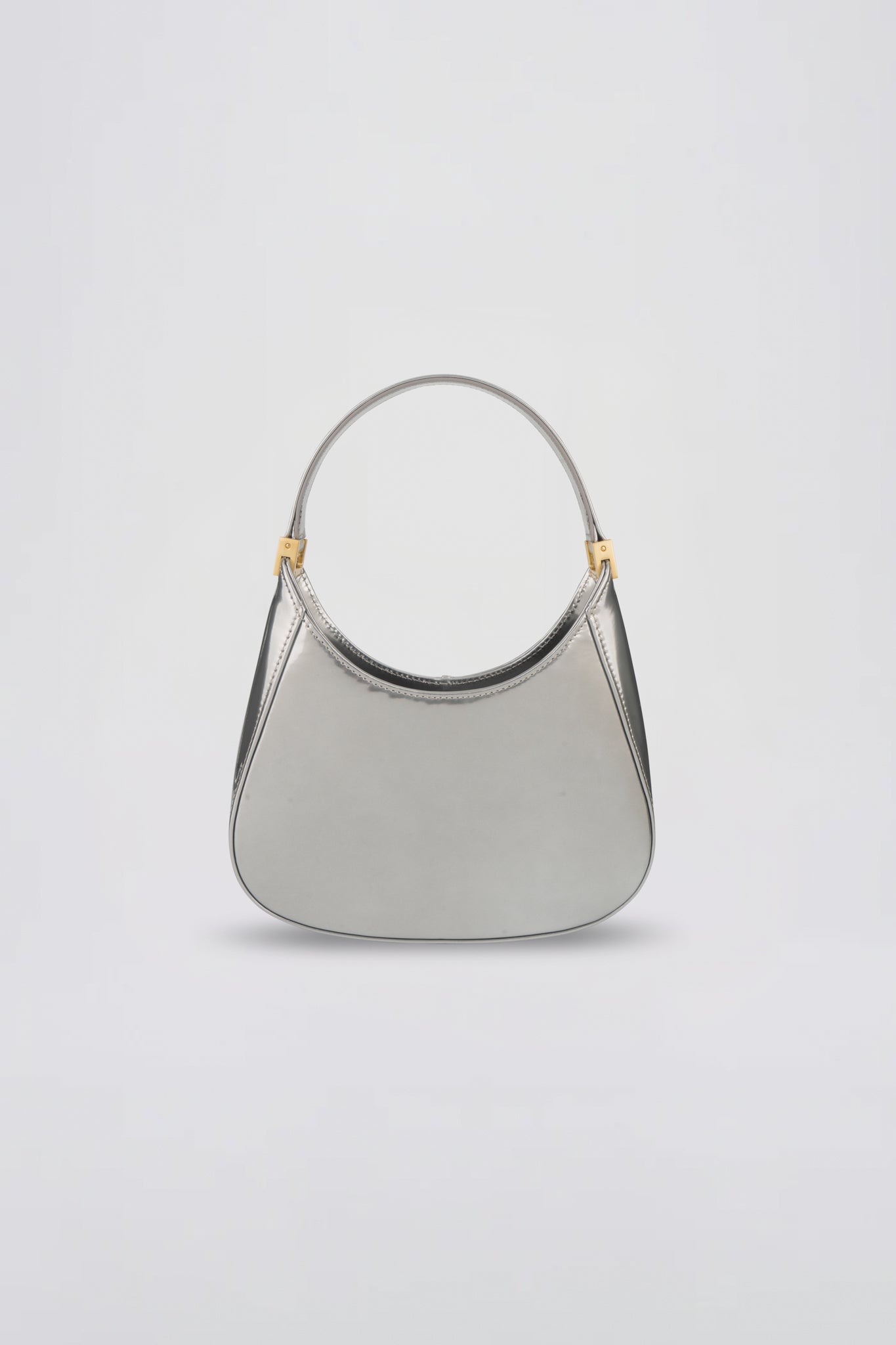 SAU LEE mini sau PATENT MINI BAG - Gunmetal