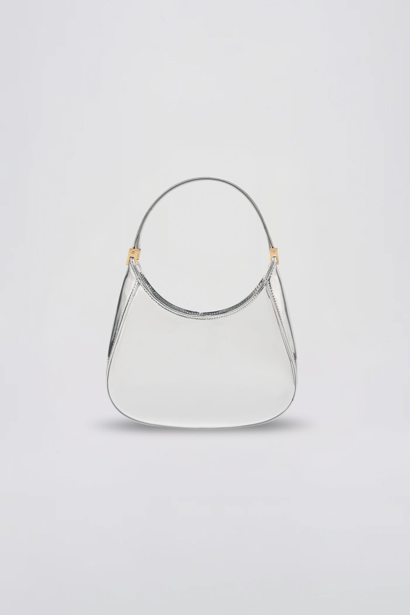 SAU LEE mini sau PATENT MINI BAG - Silver