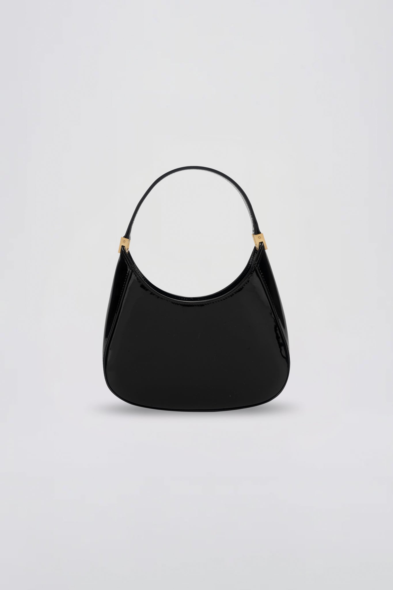 SAU LEE mini sau PATENT MINI BAG - Black