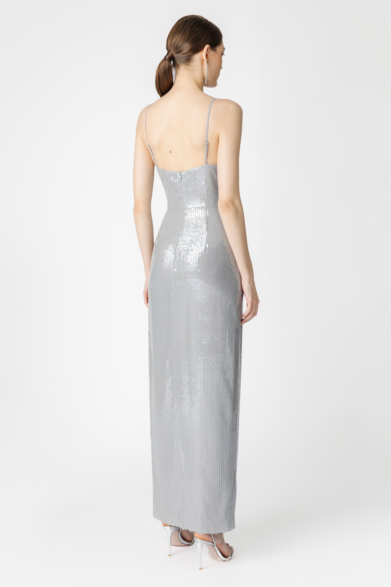 White Opal Sequin Dress