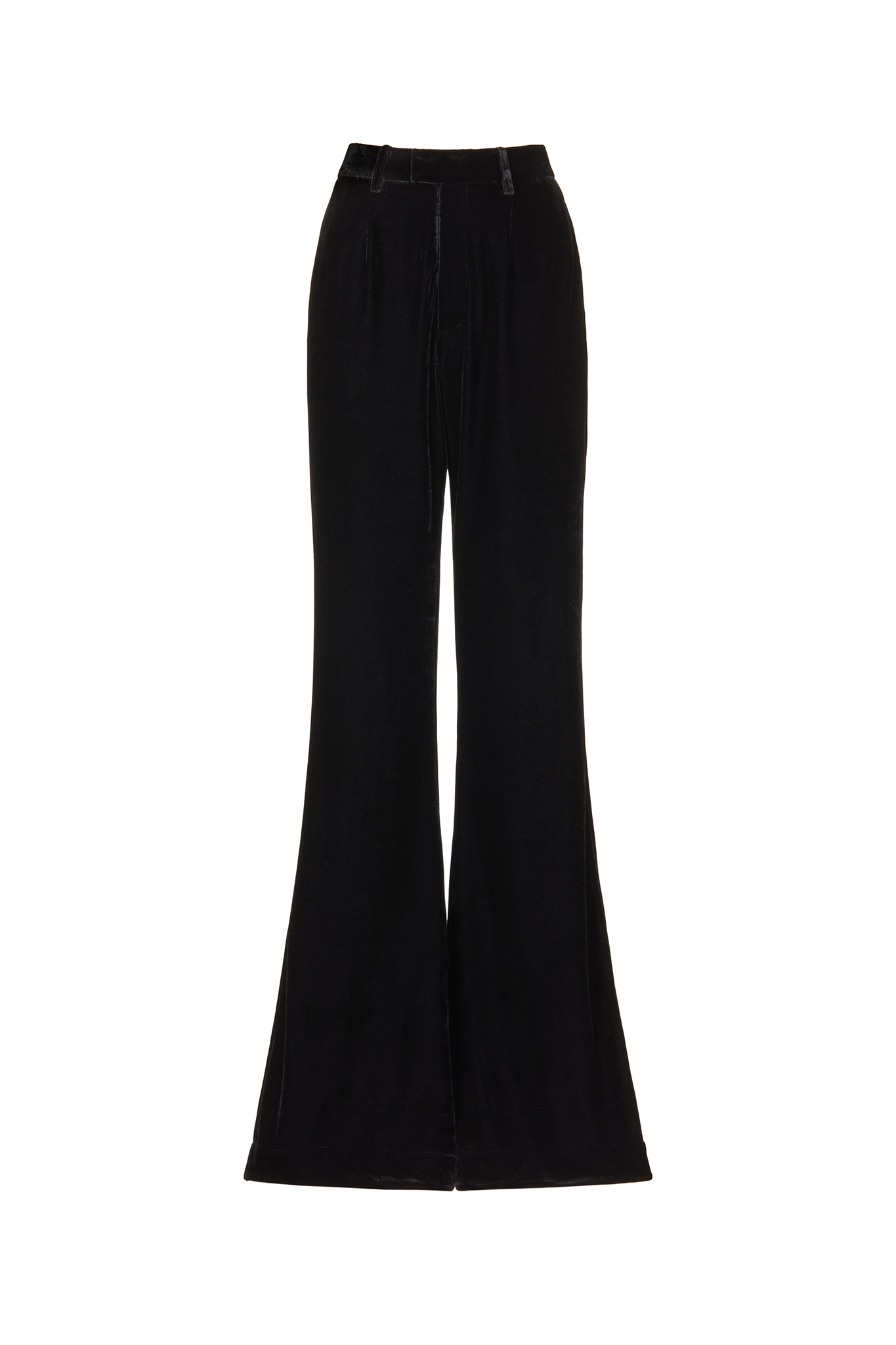 SAU LEE Tomas Velvet Pant - Black / 00