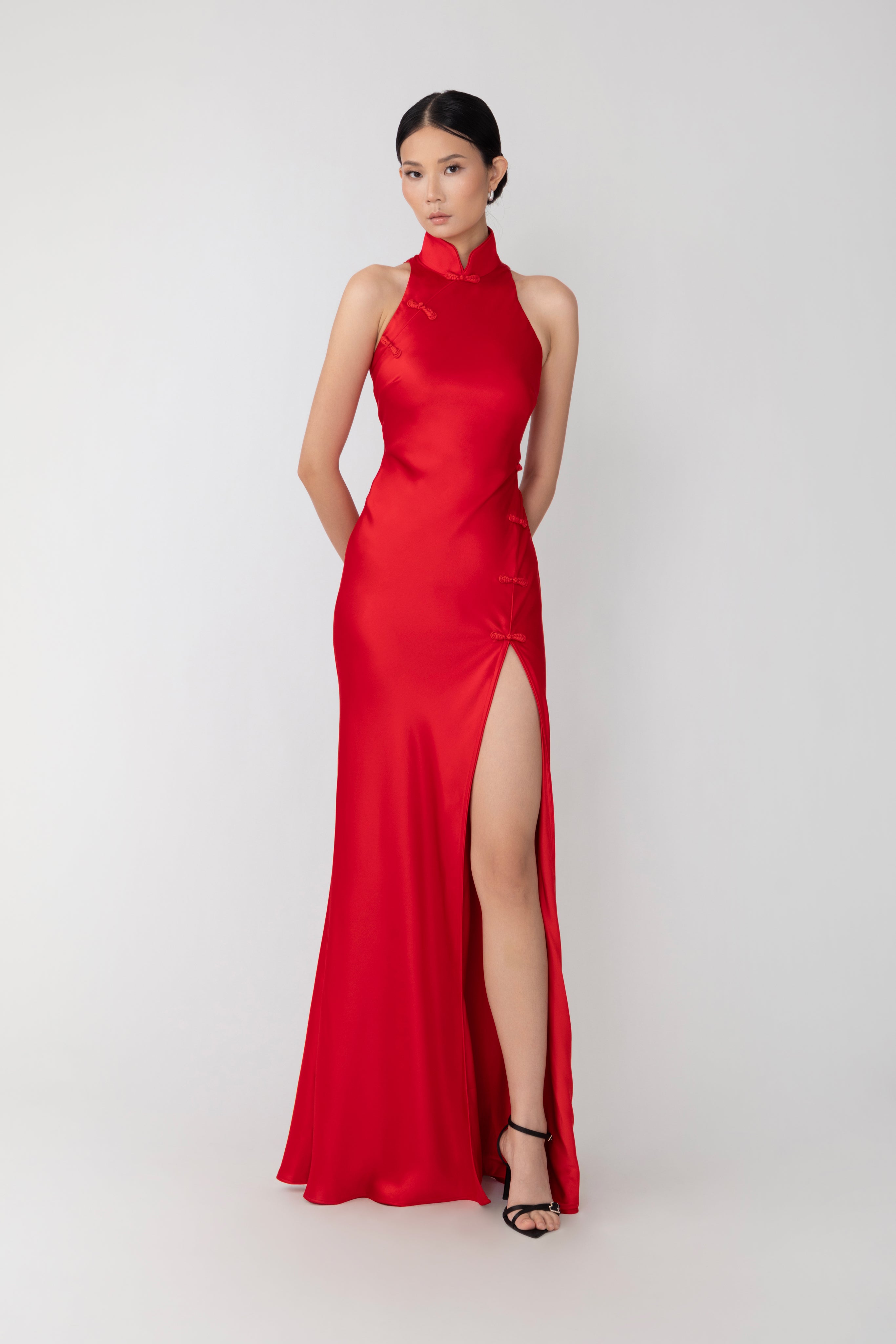 Phoebe Satin Gown