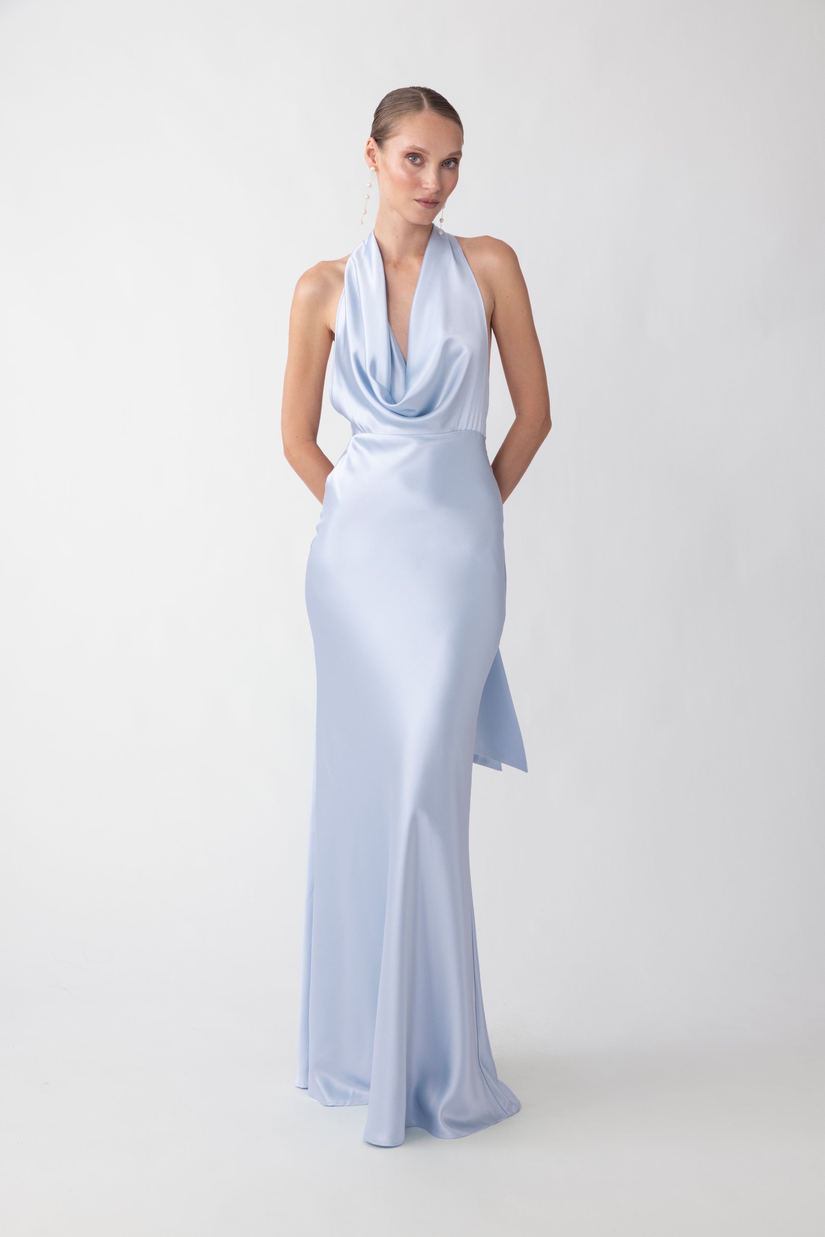 Pearl Satin Gown