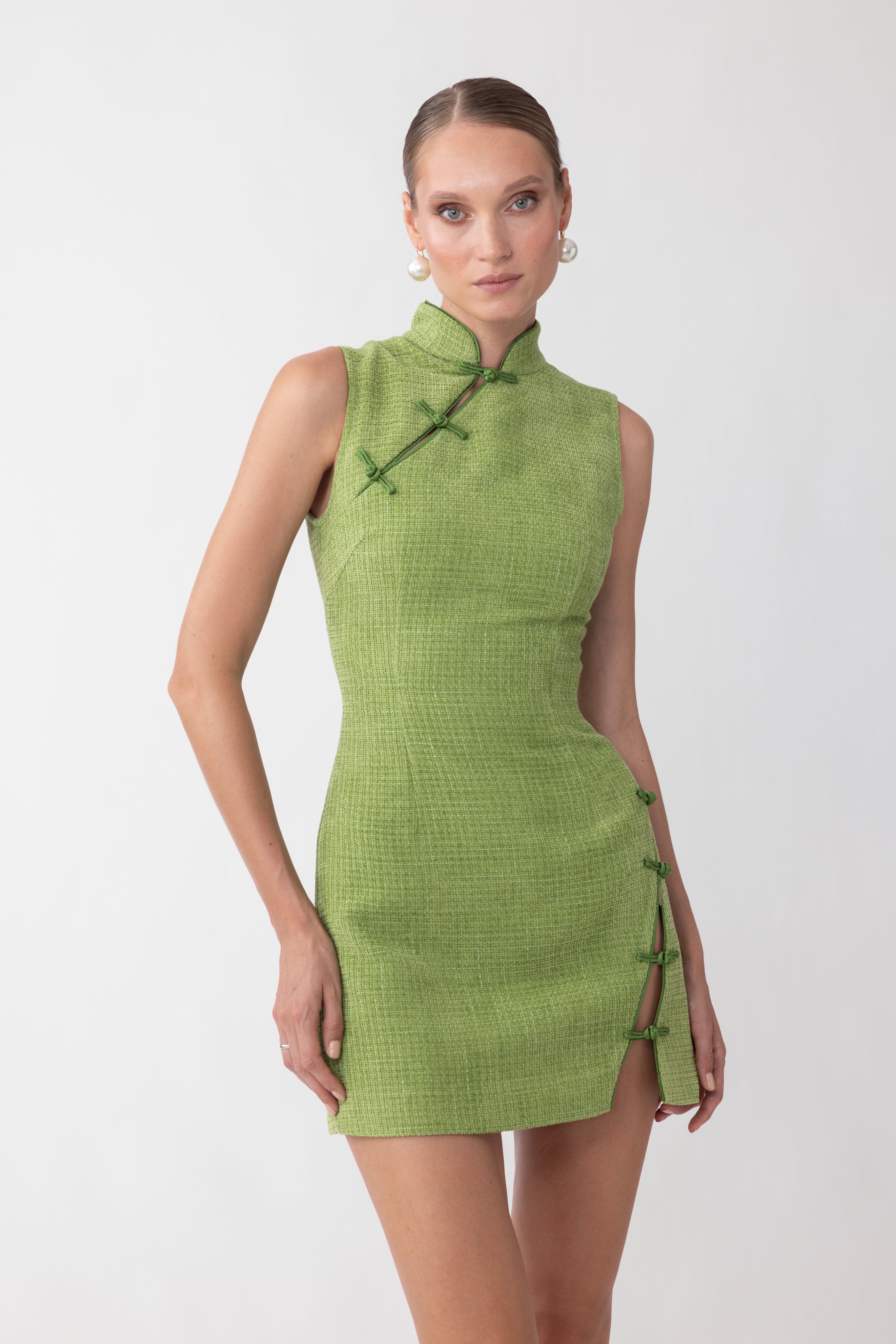 Ines Tweed Mini Dress