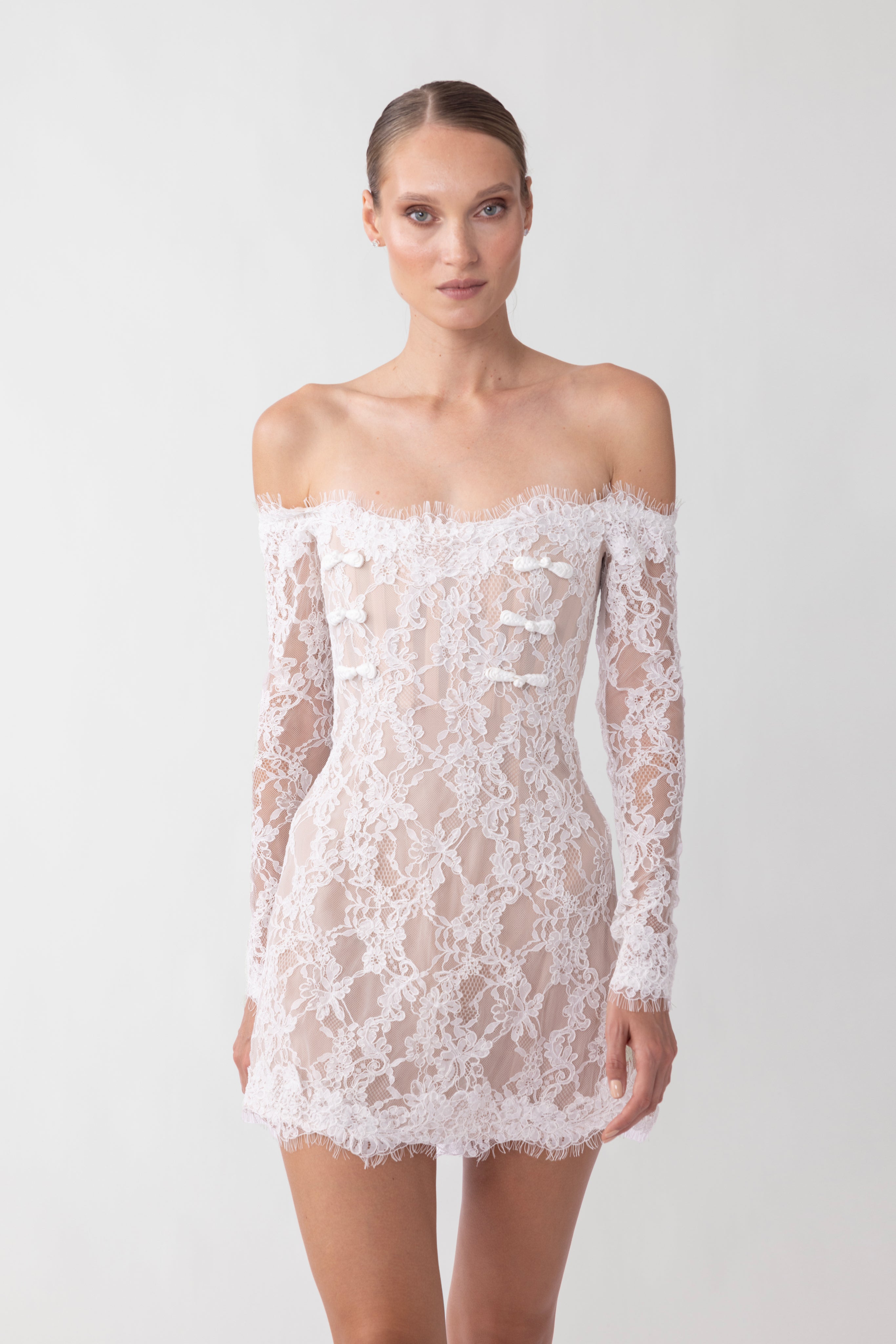 Rachael Lace Mini Dress