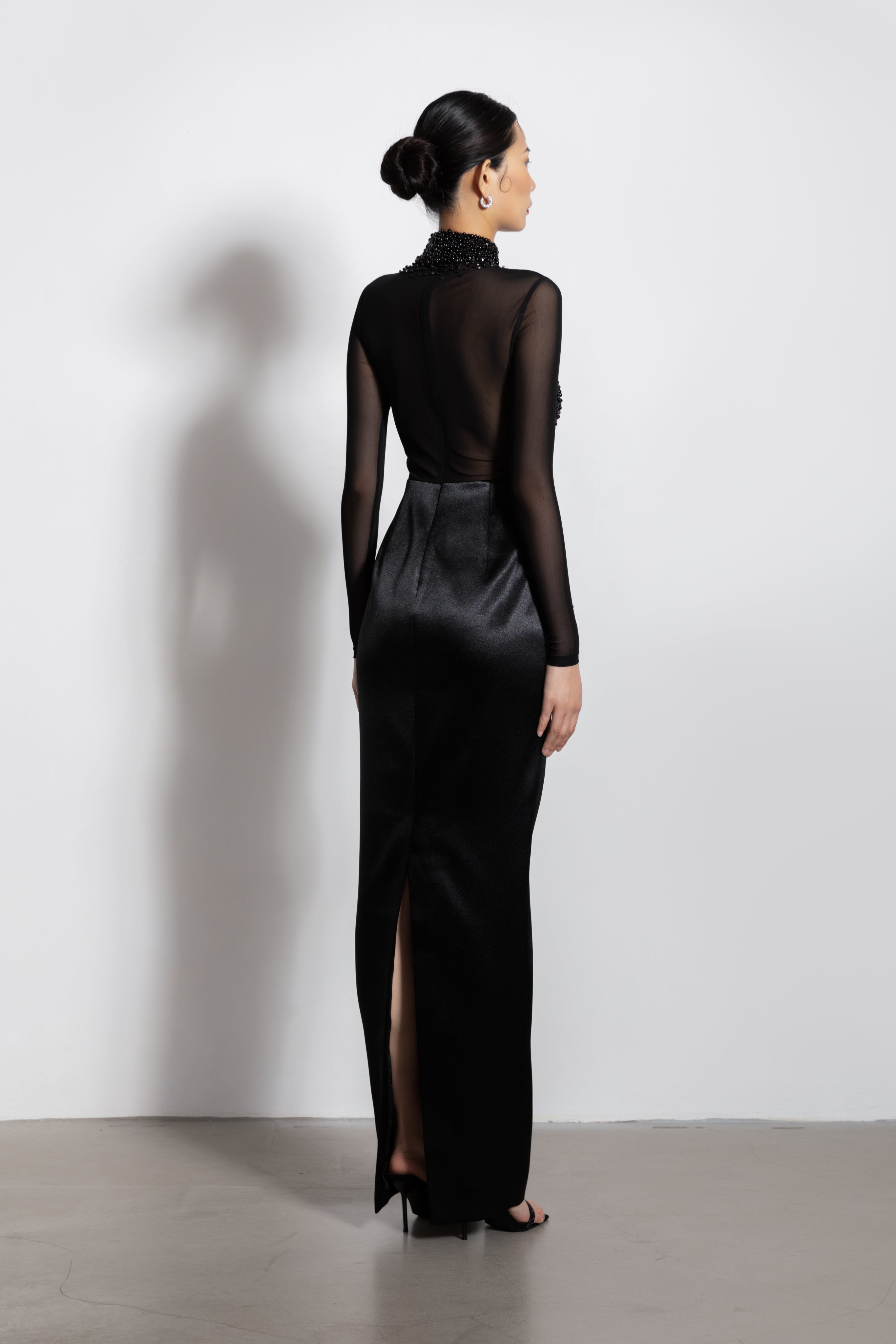 SAU LEE Po Gown - Black / 00