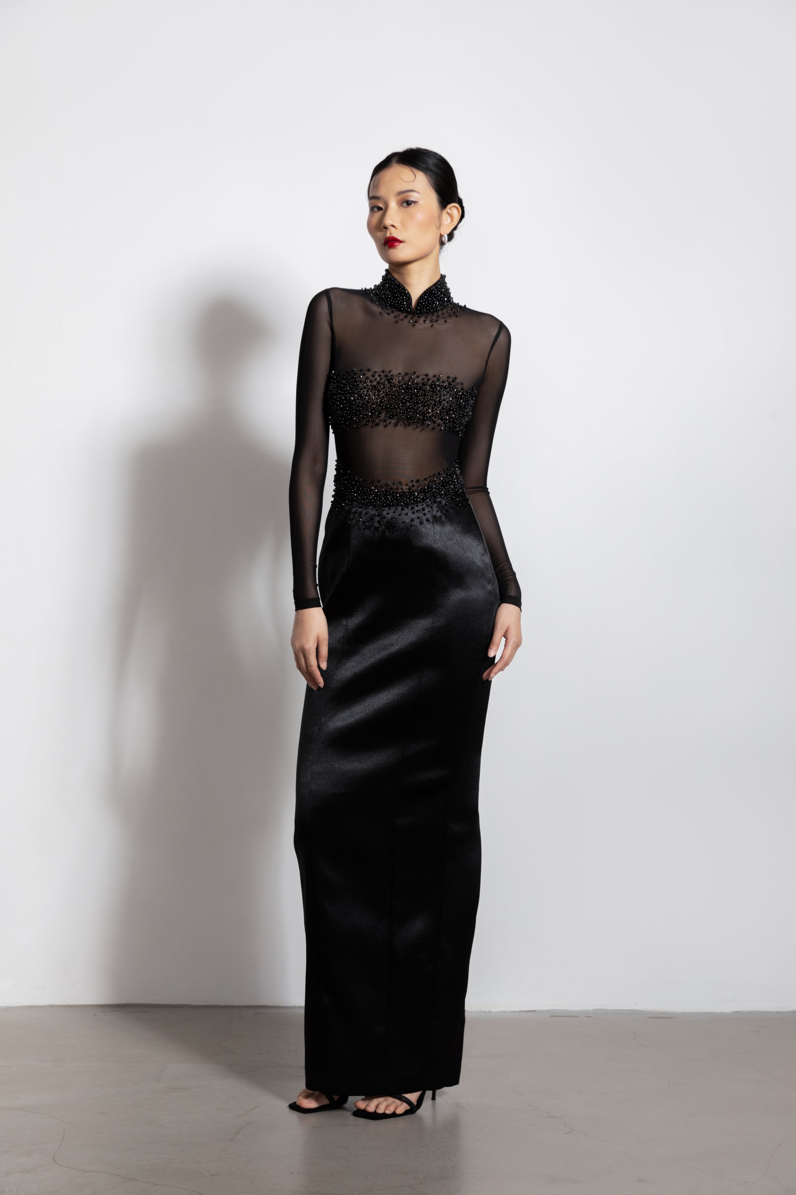 SAU LEE Po Gown - Black / 00