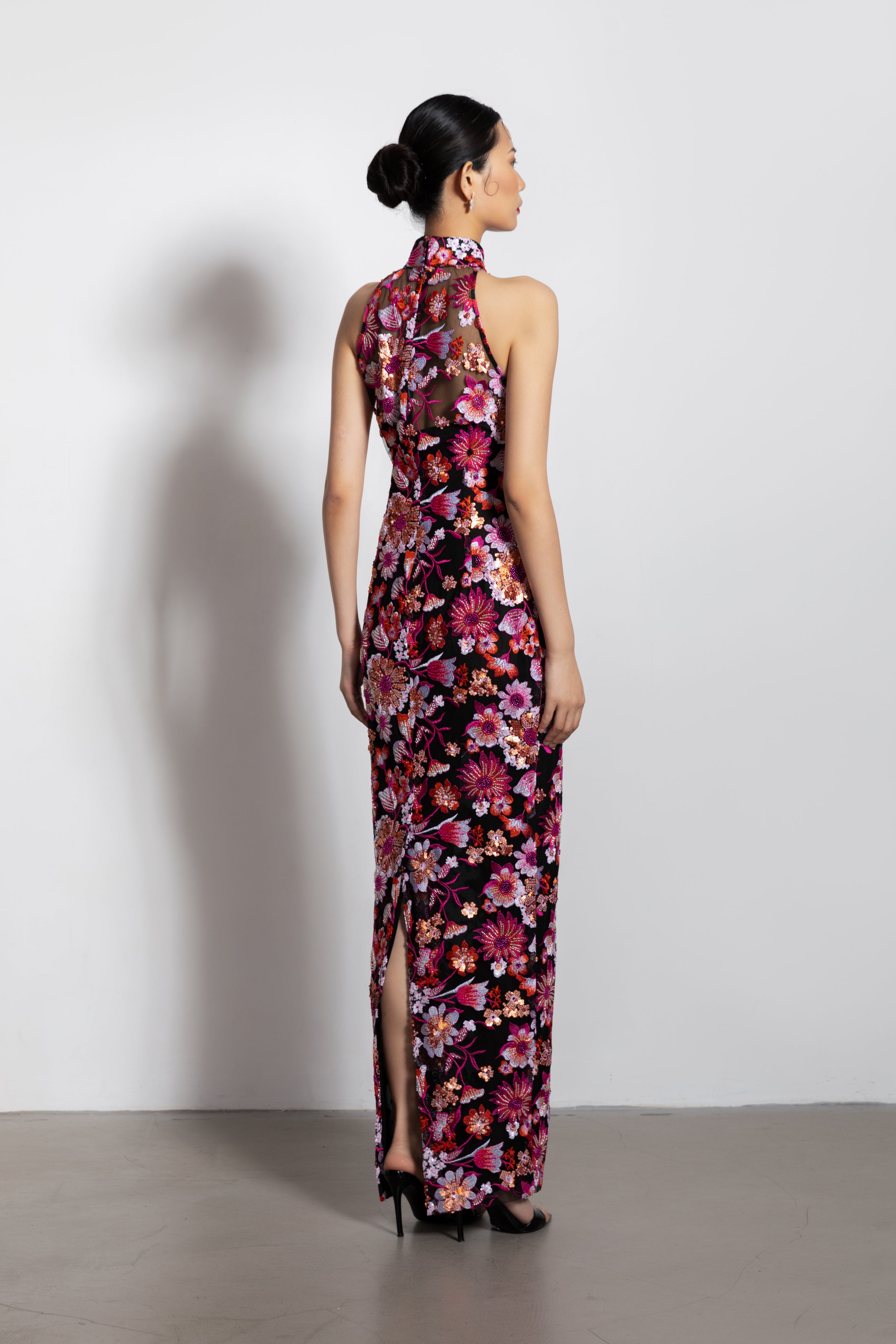 SAU LEE Hwa Maxi Dress - Pink Multi / 00