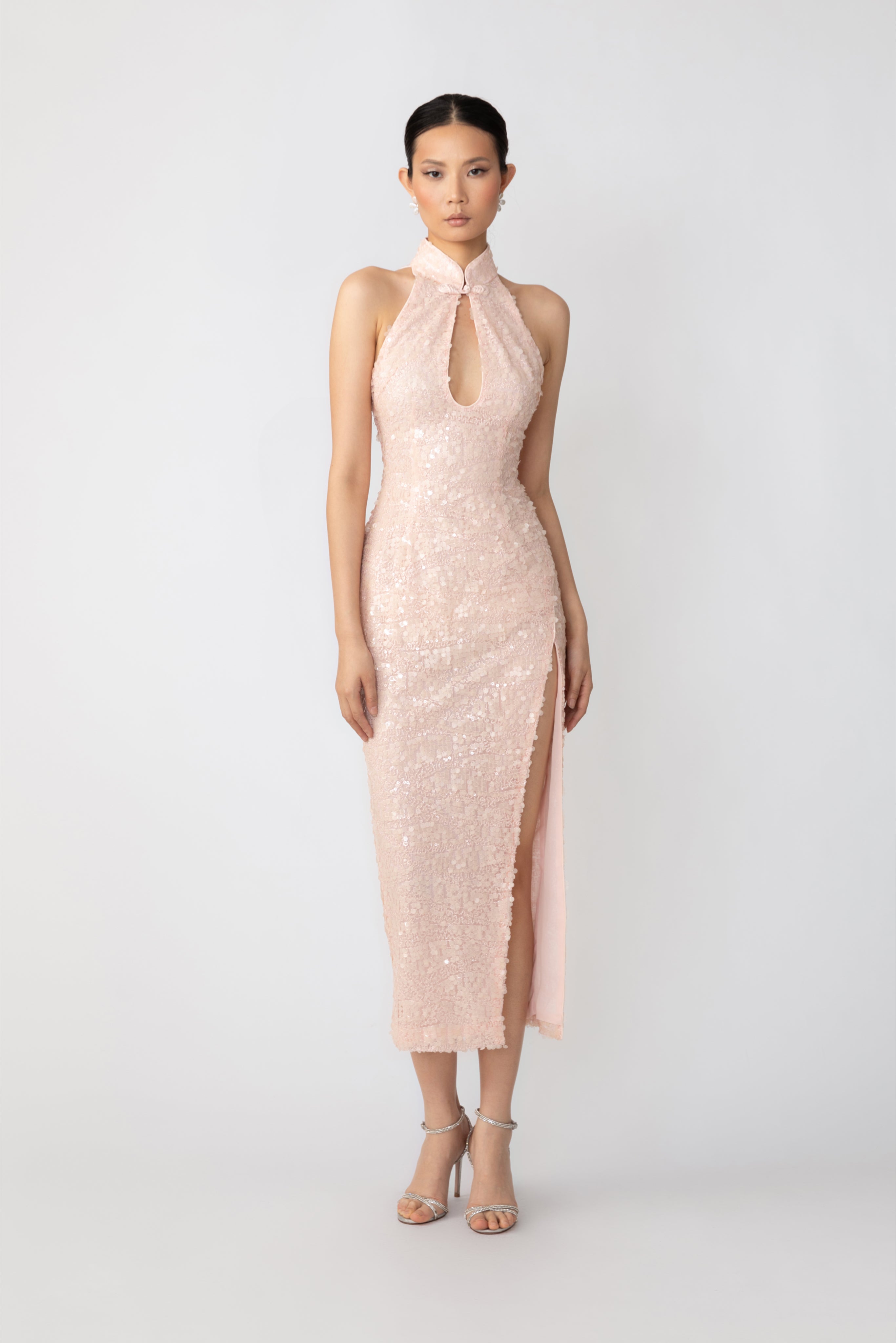 SAU LEE Orion Dress - Pink / 0