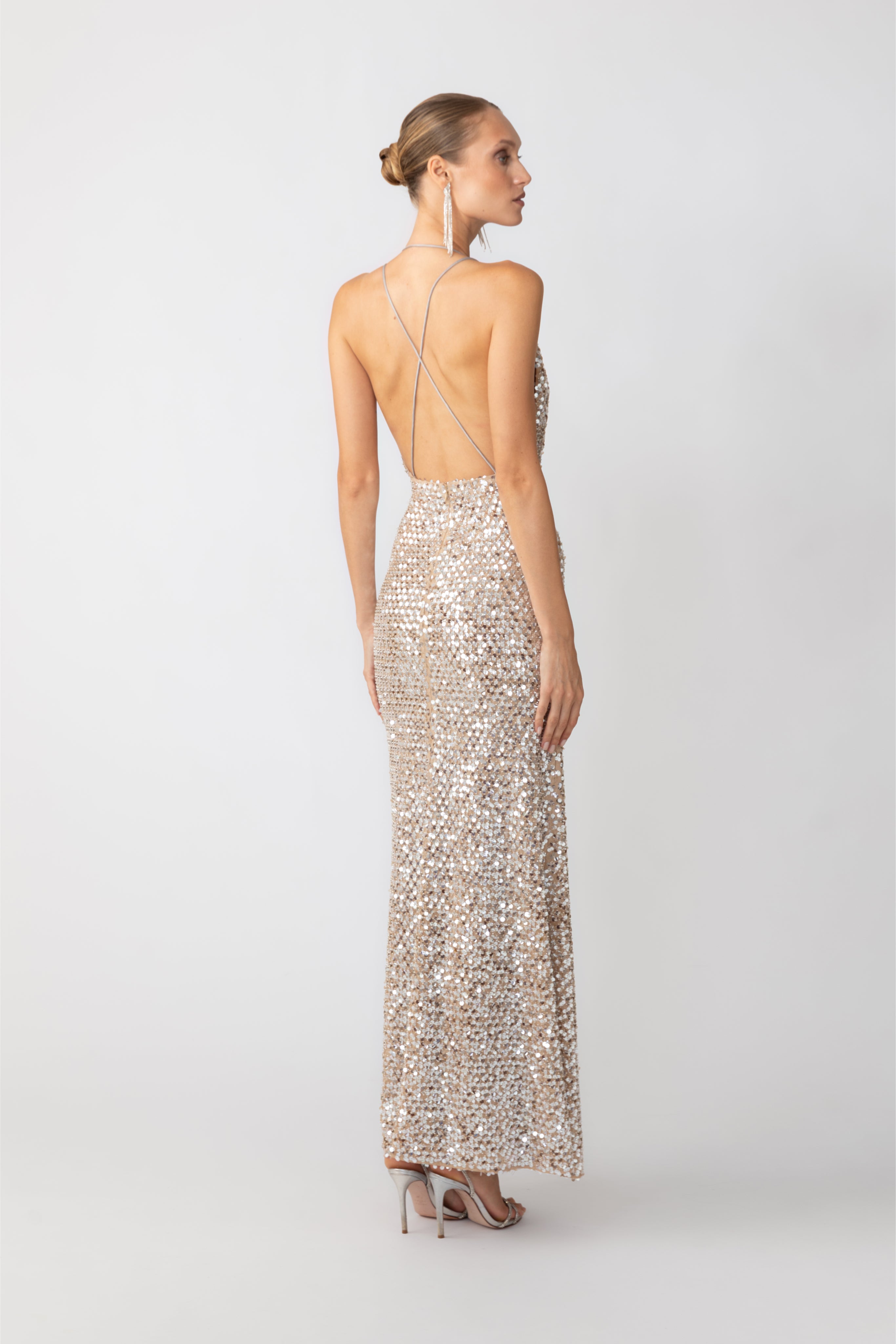 SAU LEE Ollie Gown - Nude / 0