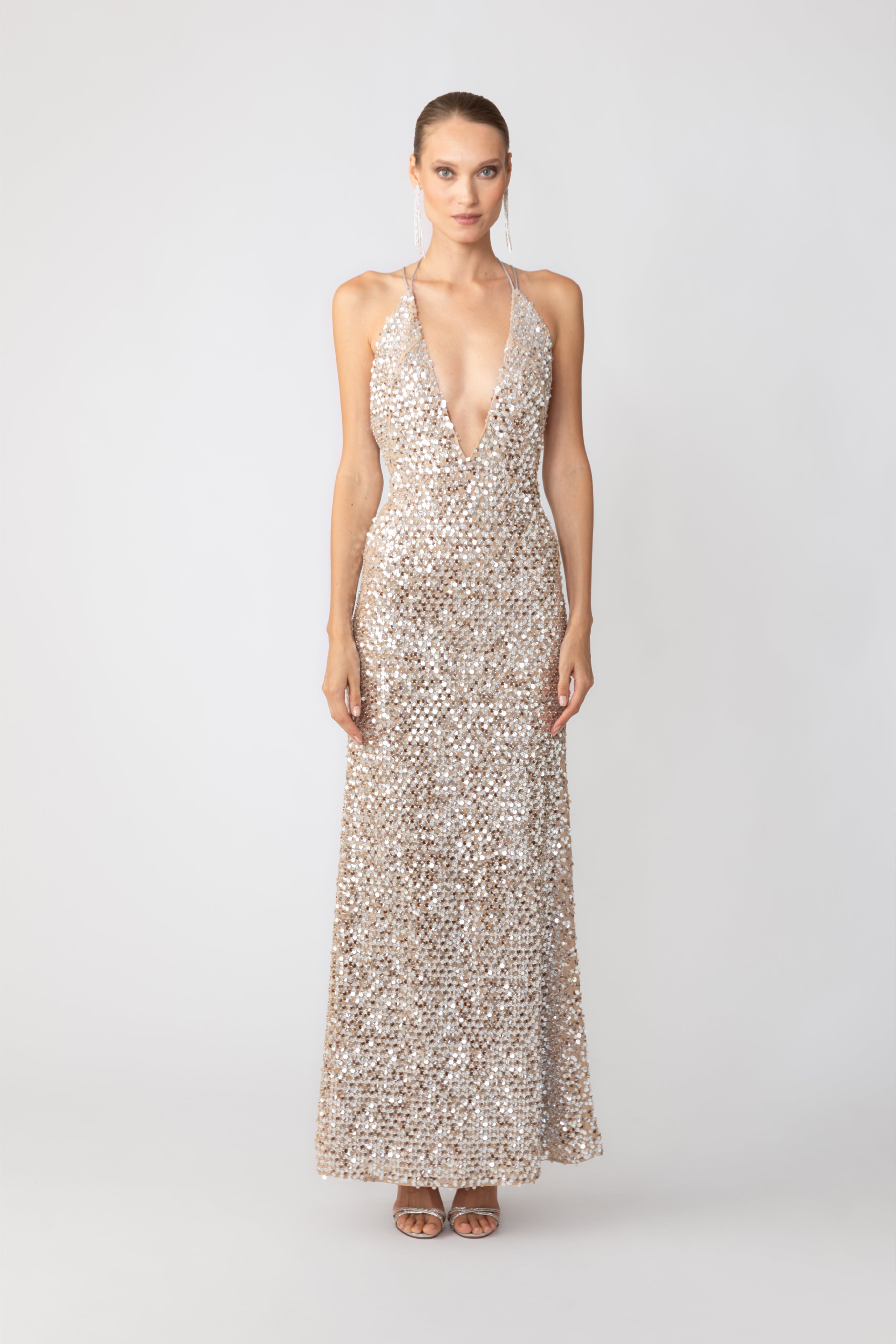 SAU LEE Ollie Gown - Nude / 0