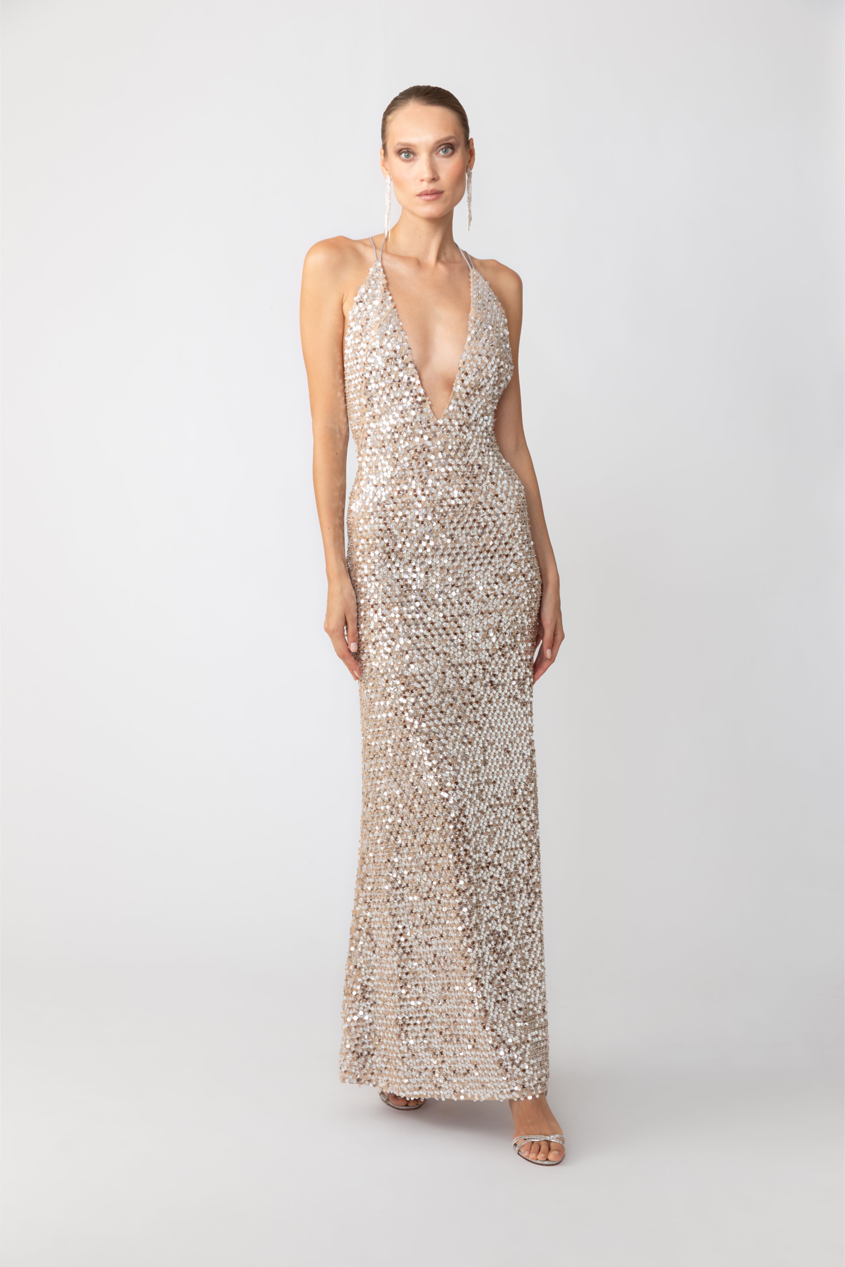 SAU LEE Ollie Gown - Nude / 0