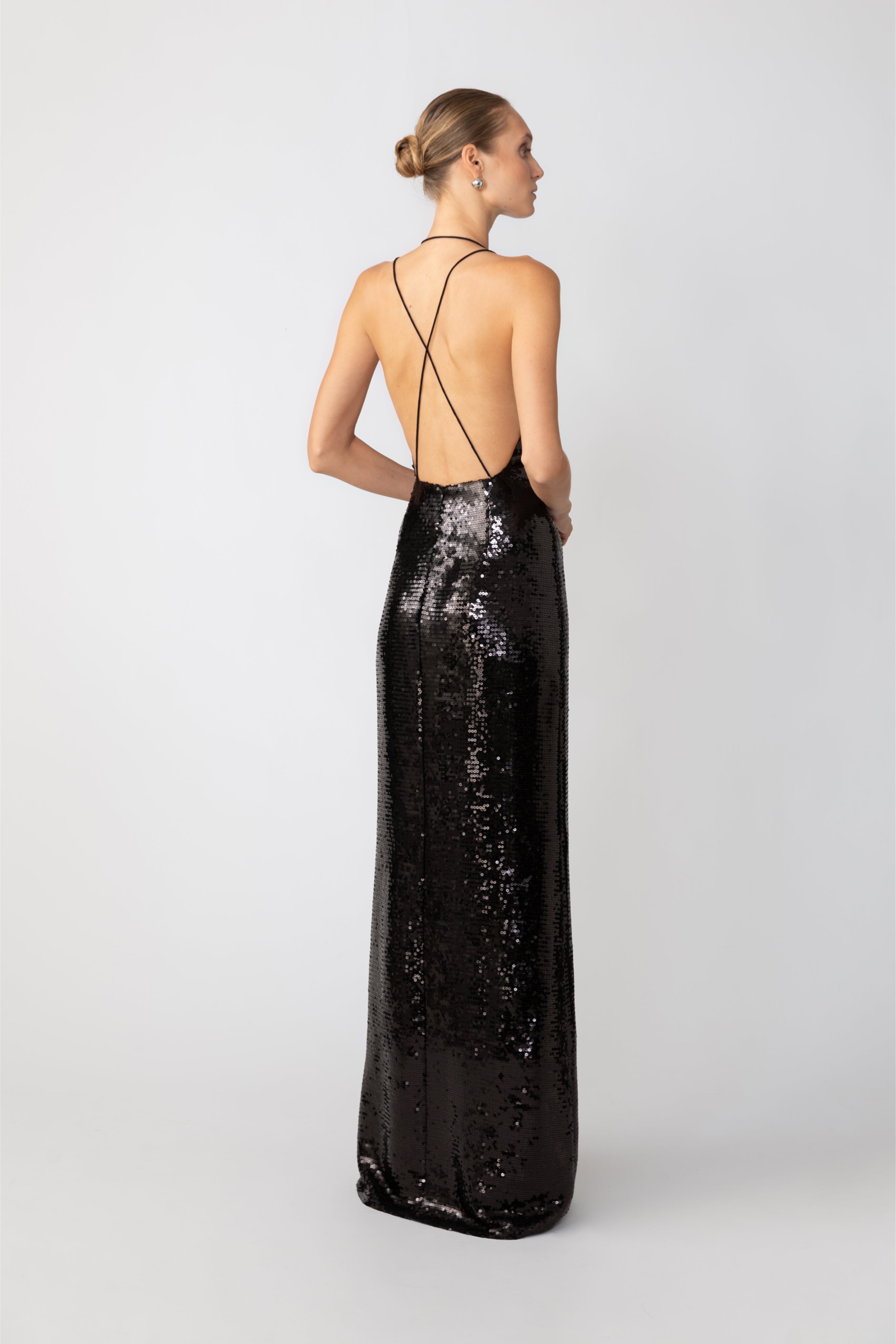 SAU LEE Onyx Gown - Black / 00