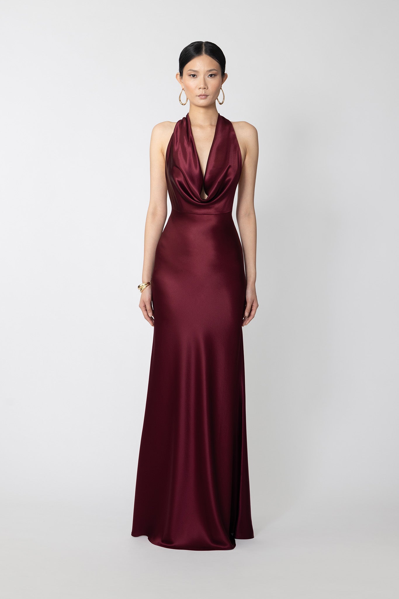 Pearl Satin Gown