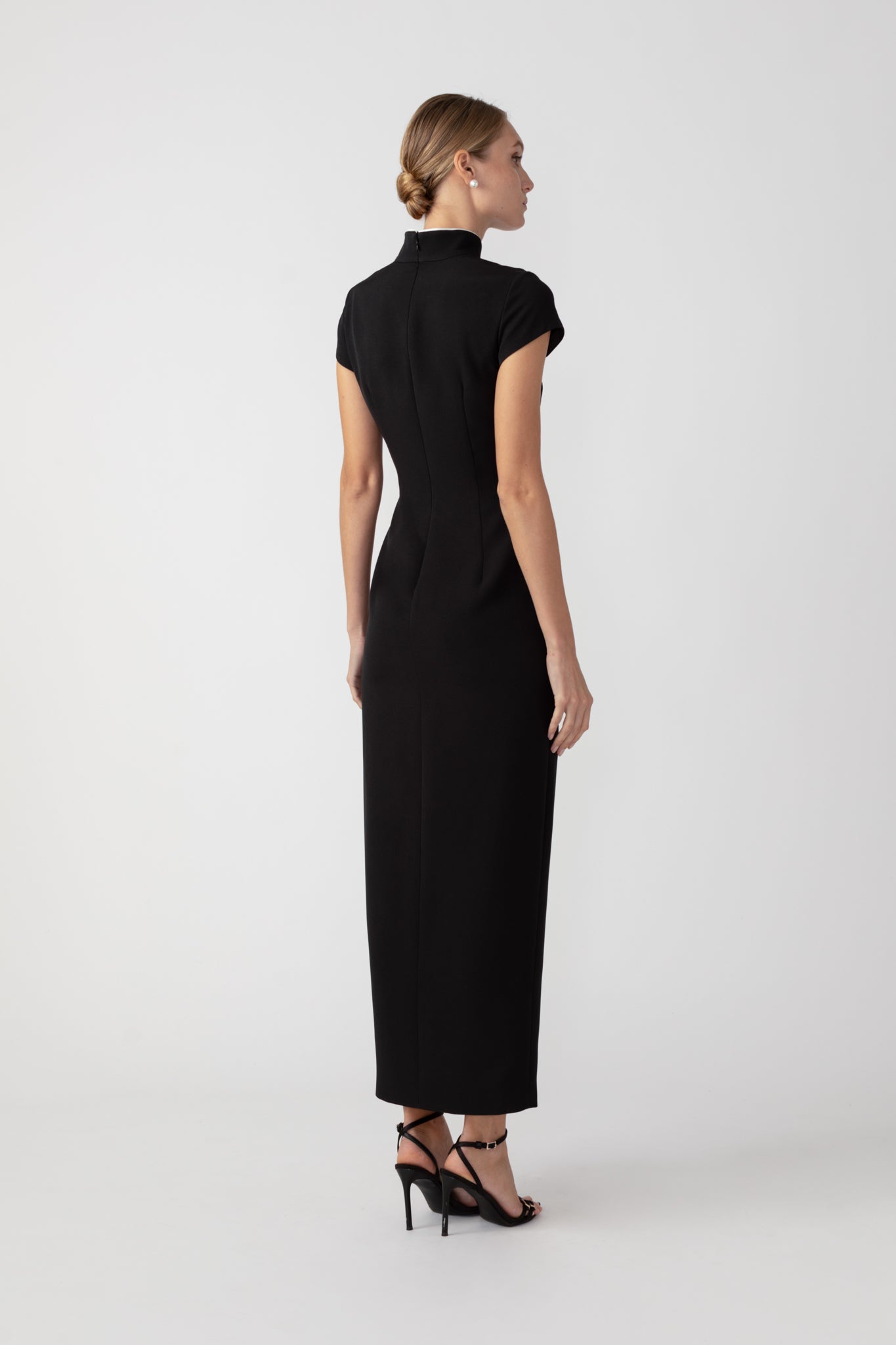 SAU LEE Irissa Midi Dress - Black / 00