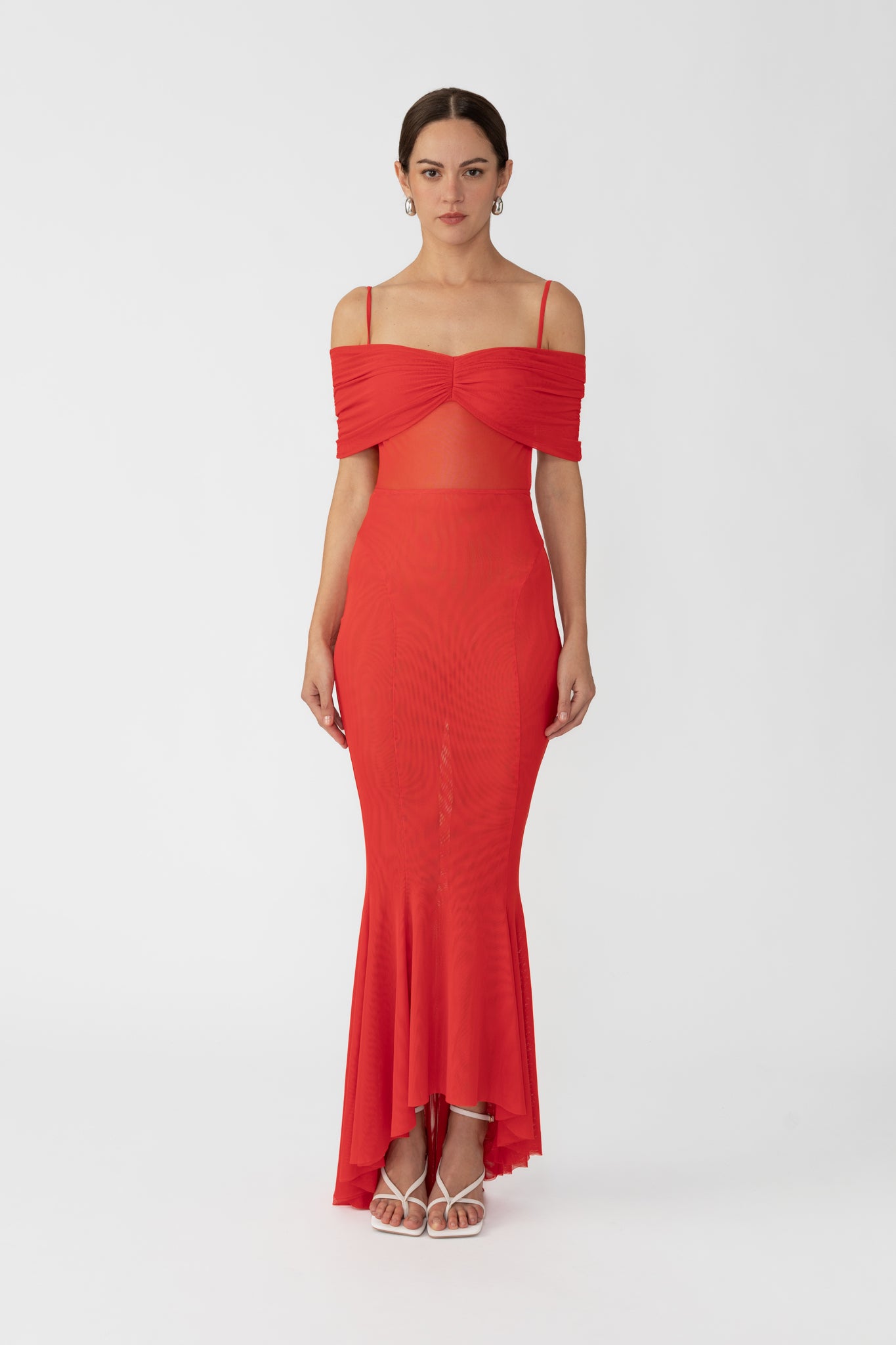 SAU LEE Keira Maxi Dress - Red / 00