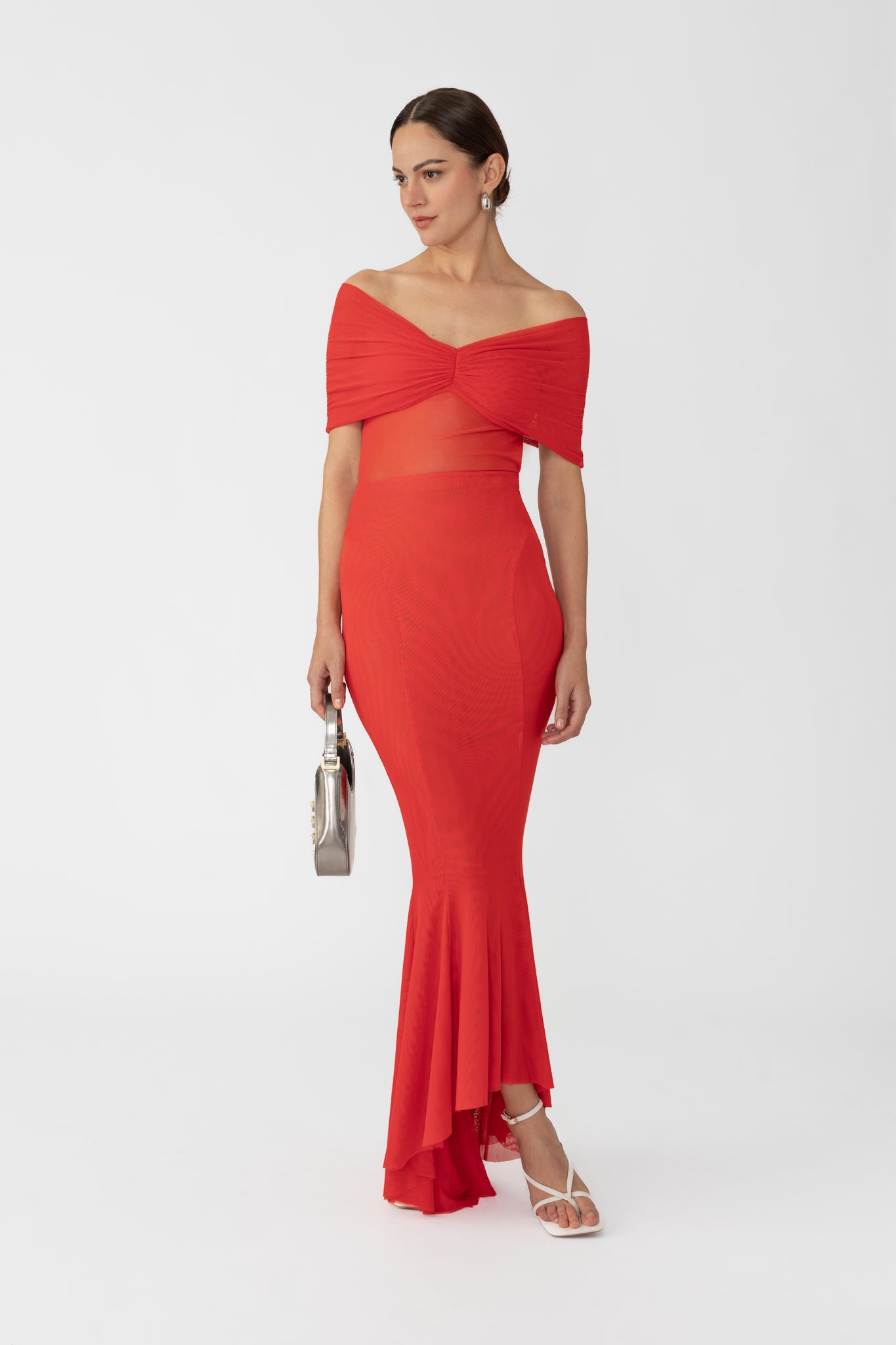 SAU LEE Keira Maxi Dress - Red / 00