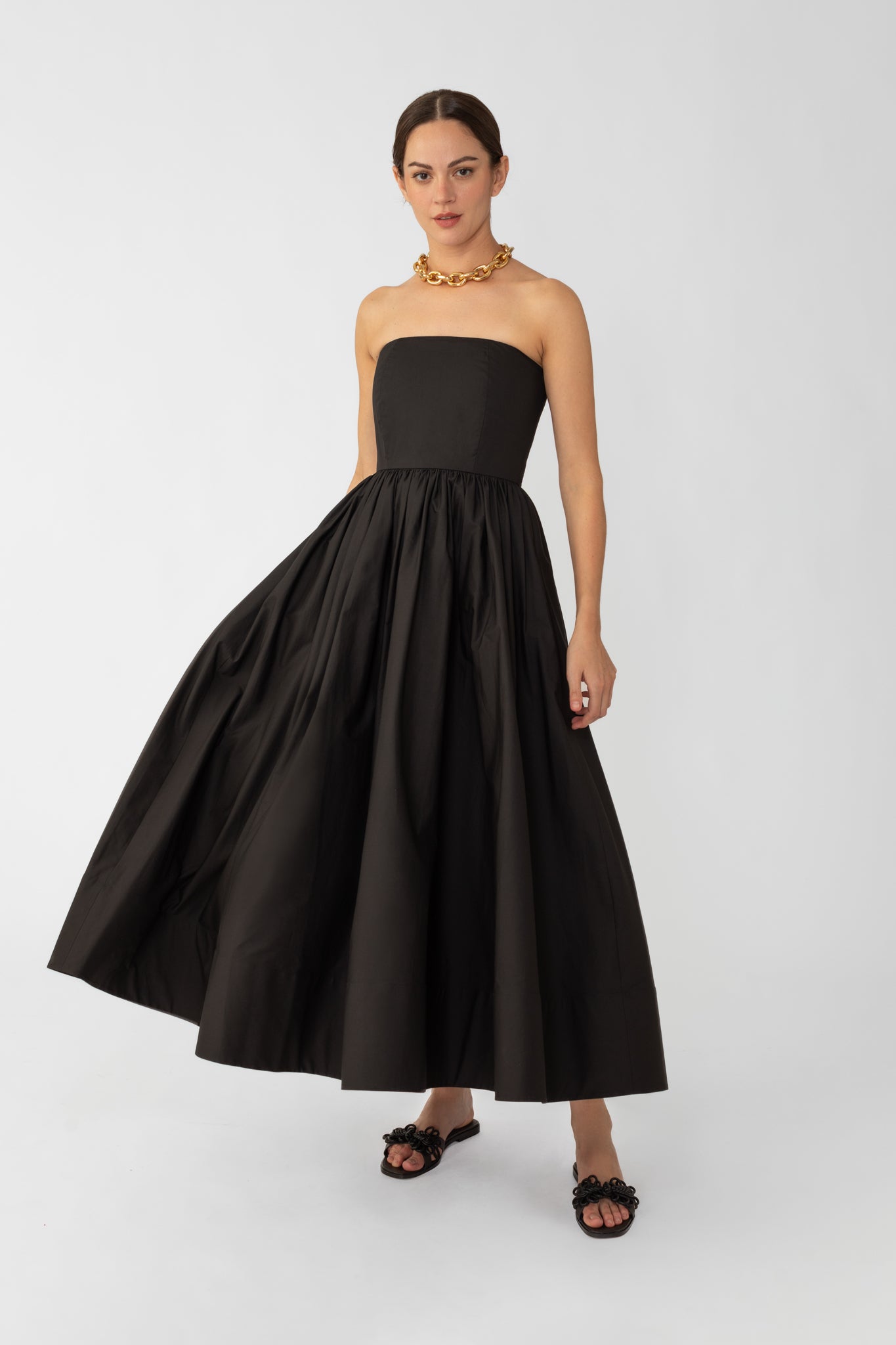 SAU LEE Harper Strapless Dress - Black / 00