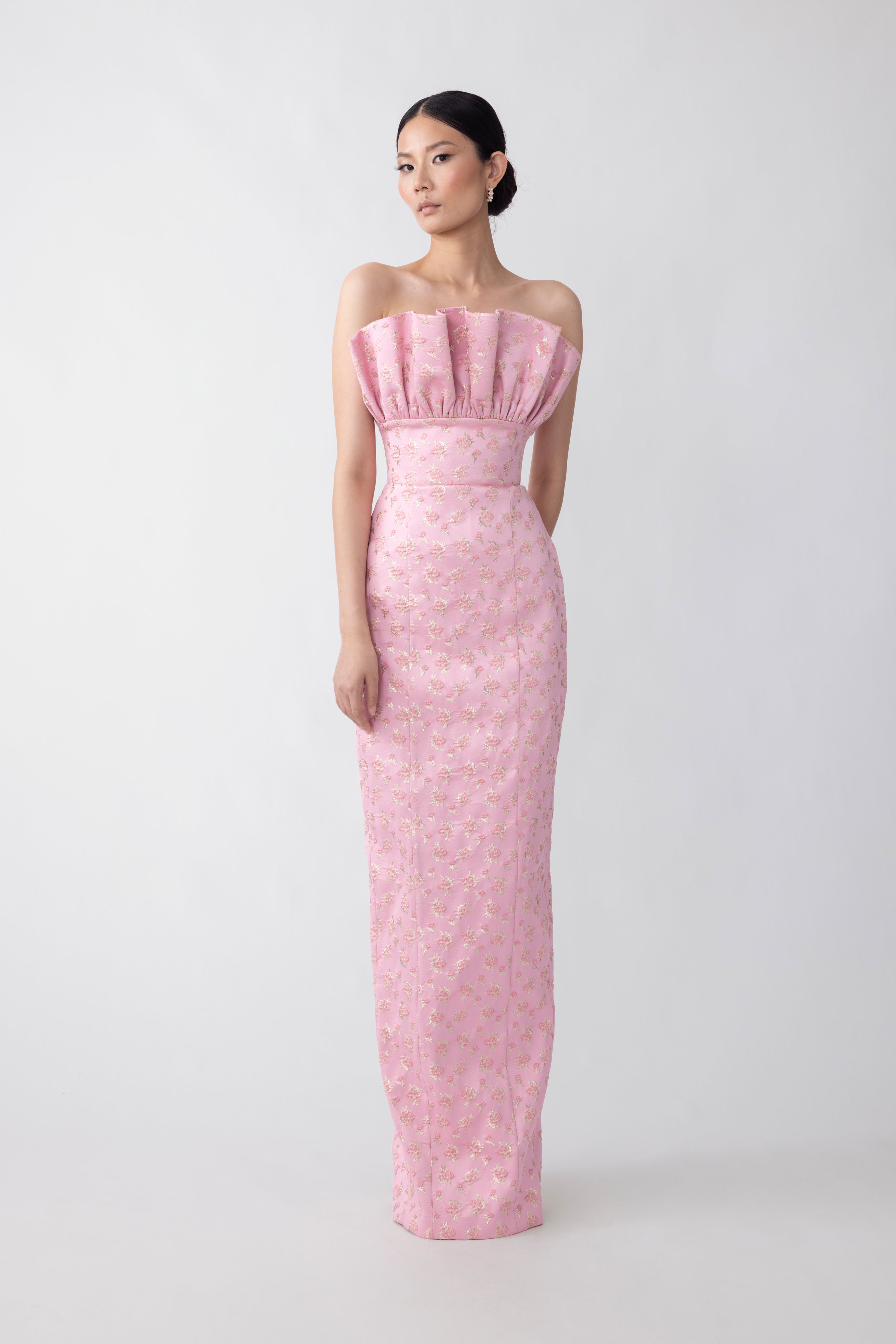 Noah Jacquard Gown