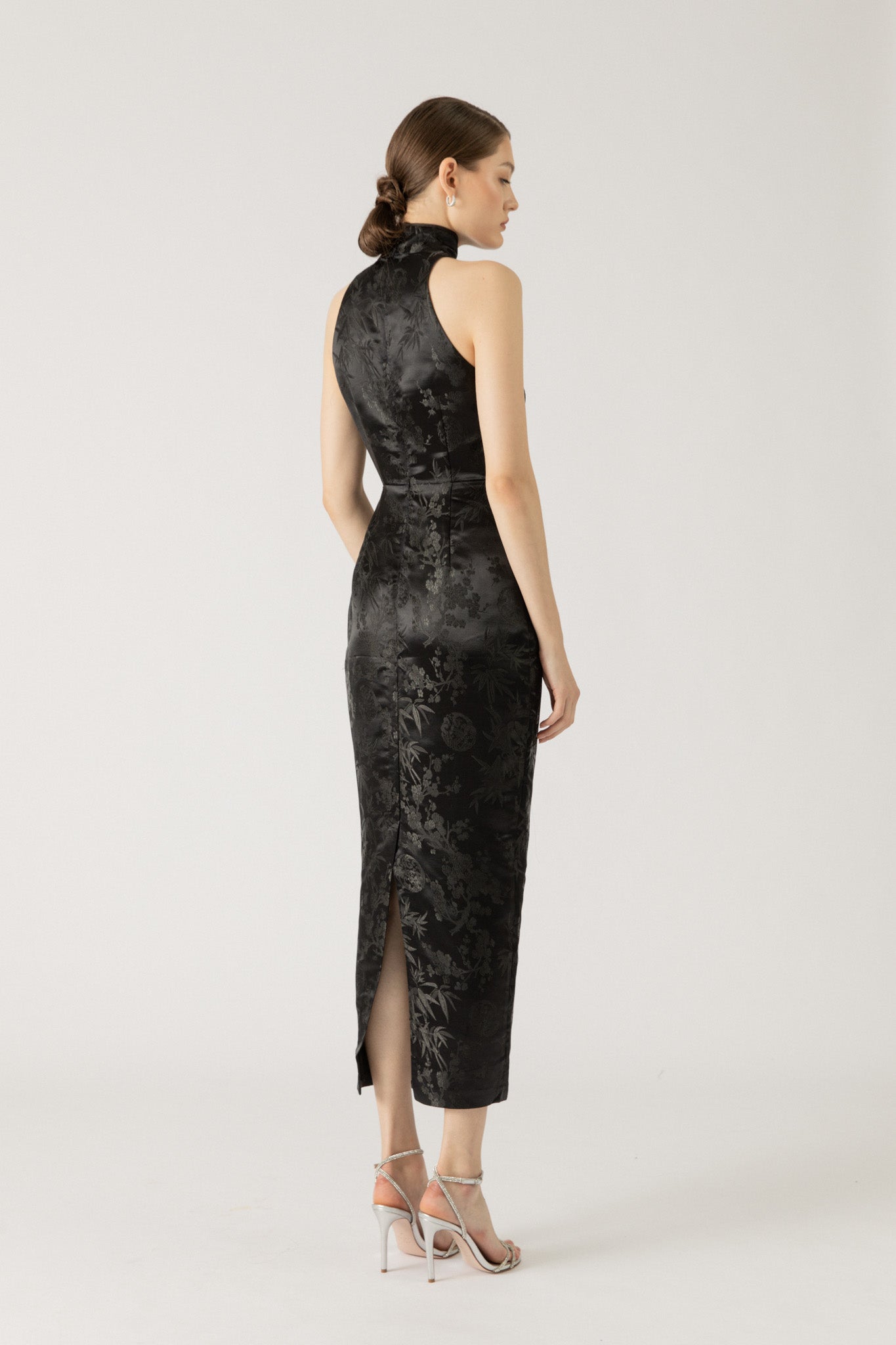 Jill Chinese Jacquard Pencil Dress